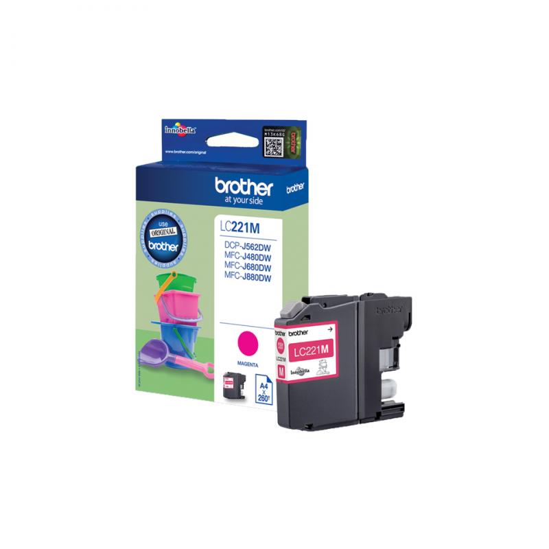 Brother Ink LC 221 Magenta 0,26k (LC221M)