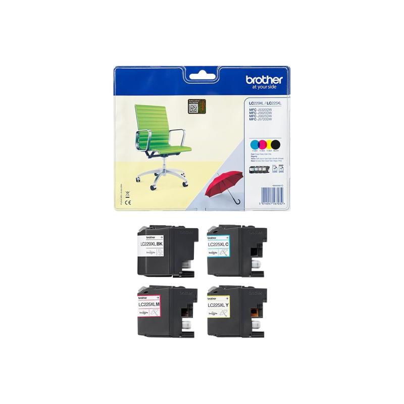 Brother Ink LC-229XL LC229XL Black Schwarz & Color (LC229XLVALBP)