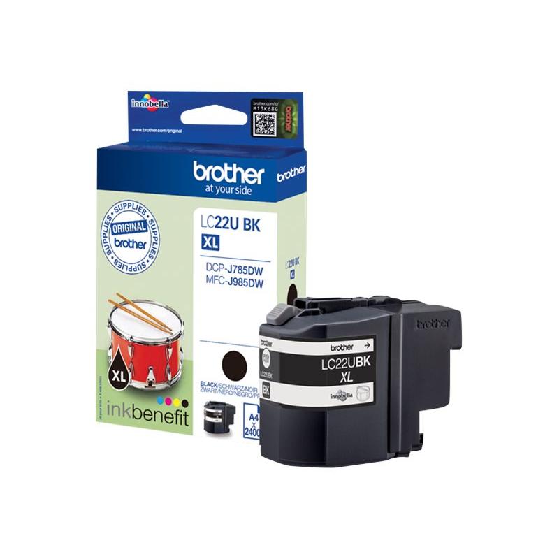 Brother Ink LC 22U Black Schwarz 2,4k (LC22UBK)