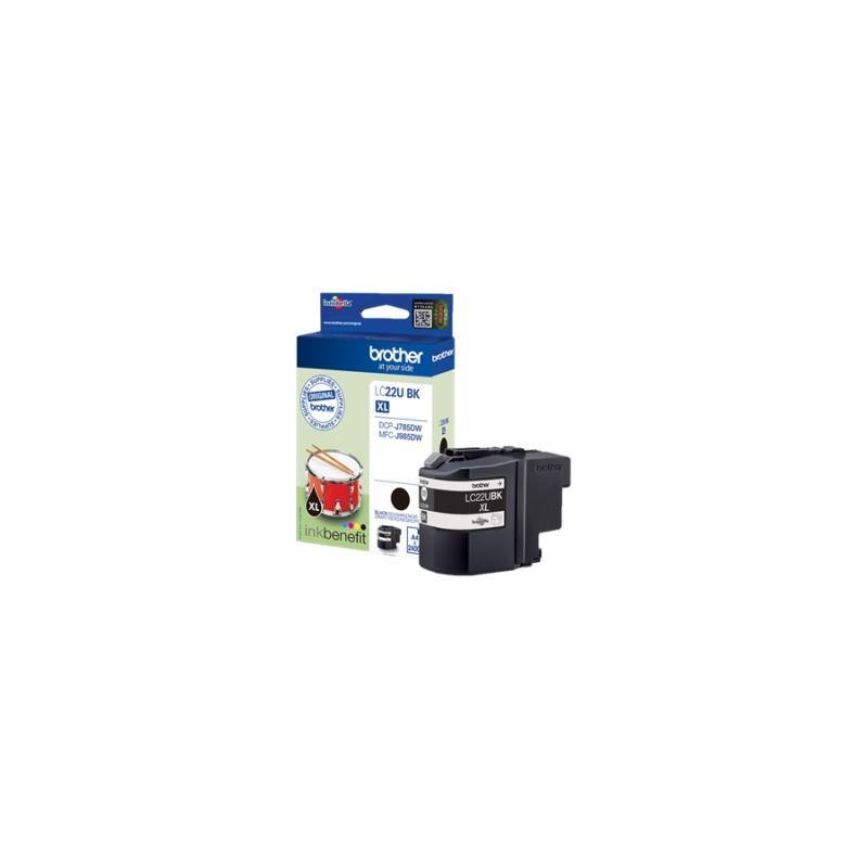 Brother Ink LC 22U Black Schwarz 2,4k (LC22UBK)