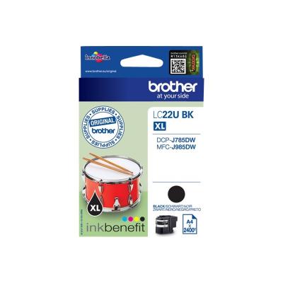 Brother Ink LC 22U Black Schwarz 2,4k (LC22UBK)