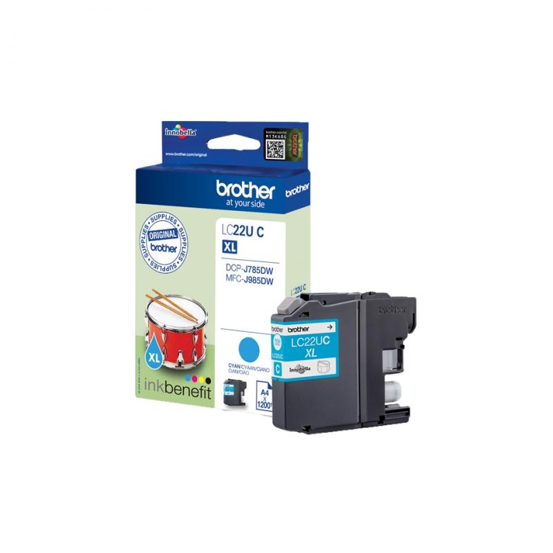 Brother Ink LC 22U Cyan 1,2k (LC22UC)