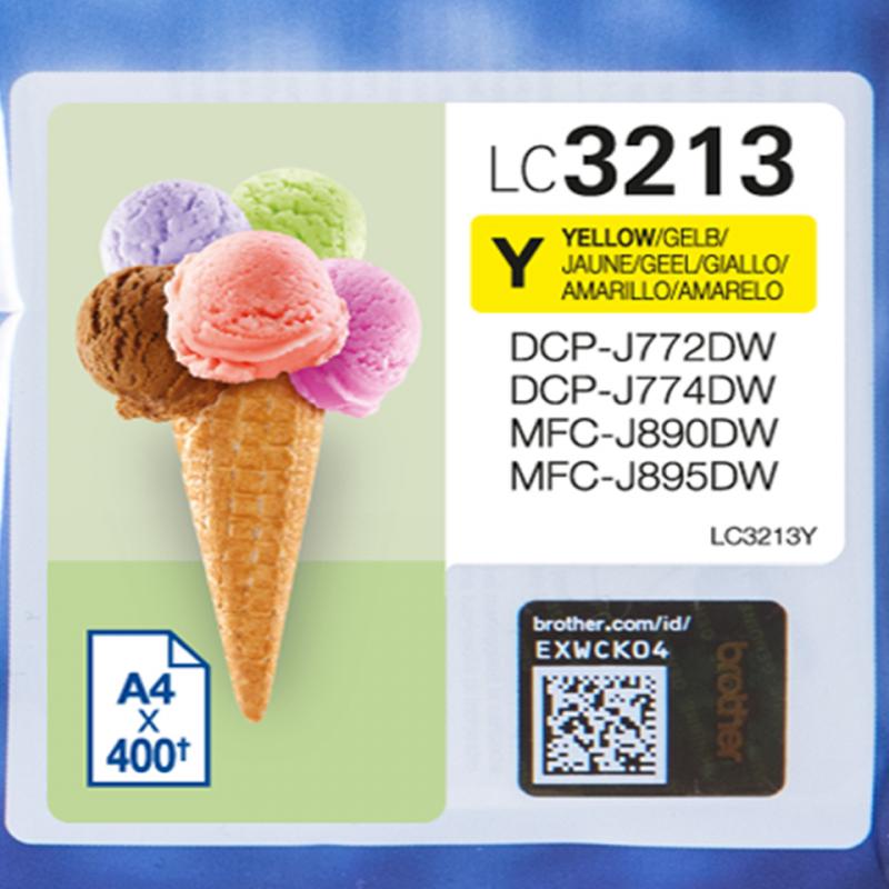 Brother Ink LC 3213 Yellow Gelb (LC3213Y)