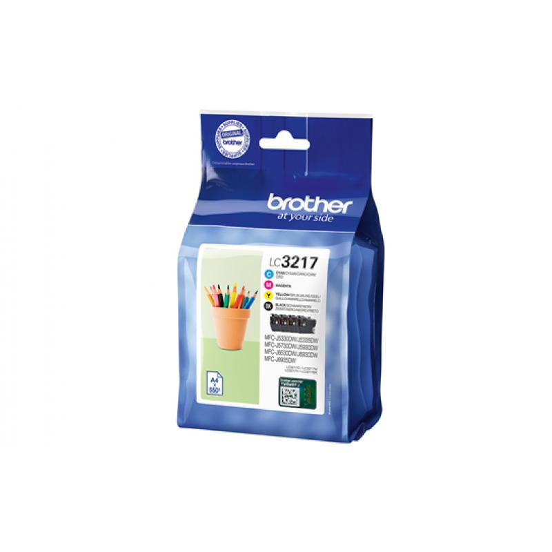 Brother Ink LC 3217 Rainbow-Pack RainbowPack (LC3217VALDR)