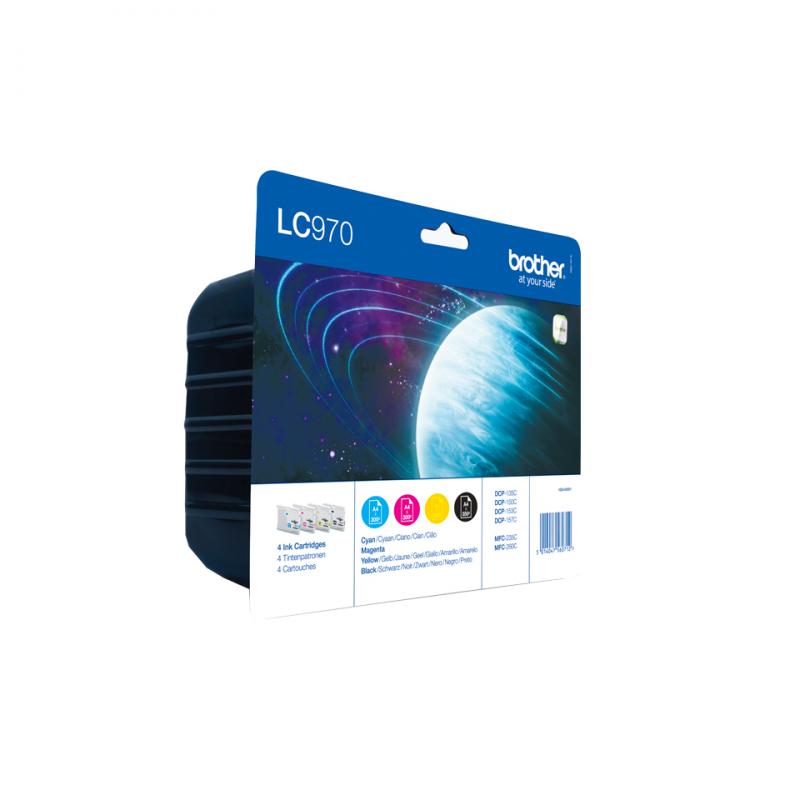 Brother Ink LC 970 Rainbow-Pack RainbowPack (LC970VALBP)