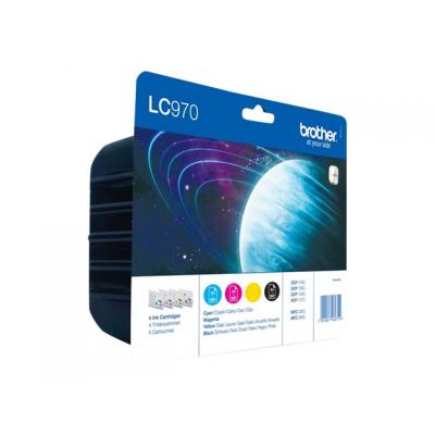 Brother Ink LC 970 Rainbow-Pack RainbowPack (LC970VALBP)