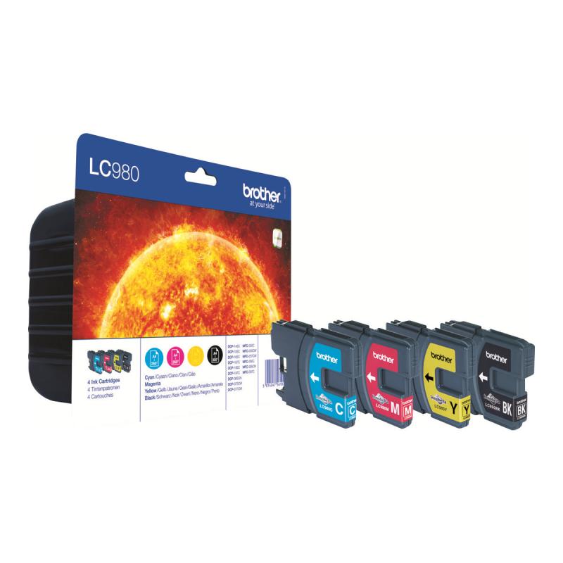 Brother Ink LC 980 Rainbow-Pack RainbowPack (LC980VALBPDR)