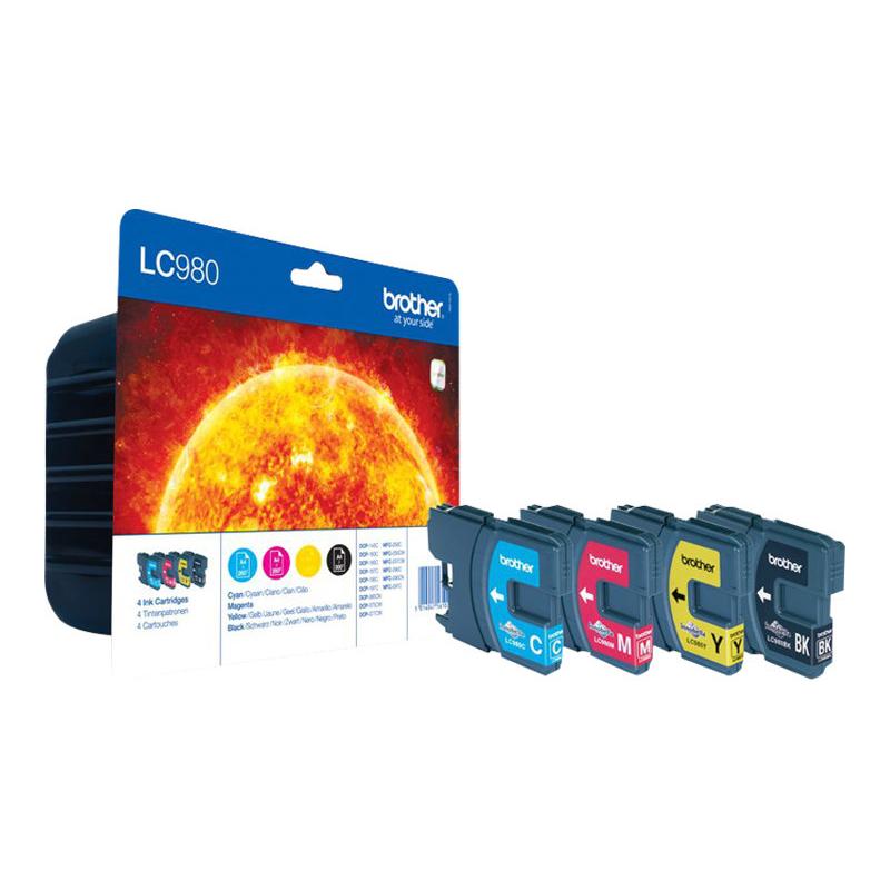 Brother Ink LC 980 Rainbow-Pack RainbowPack (LC980VALBPDR)