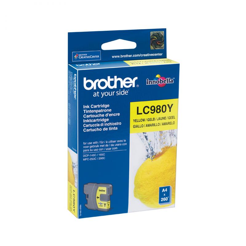 Brother Ink LC 980 Yellow Gelb (LC980Y)