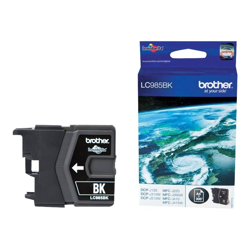 Brother Ink LC 985 Black Schwarz 0,3k (LC985BK)