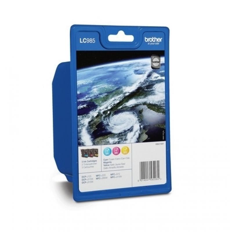 Brother Ink LC 985 Color-Pack ColorPack (LC985RBWBPDR)