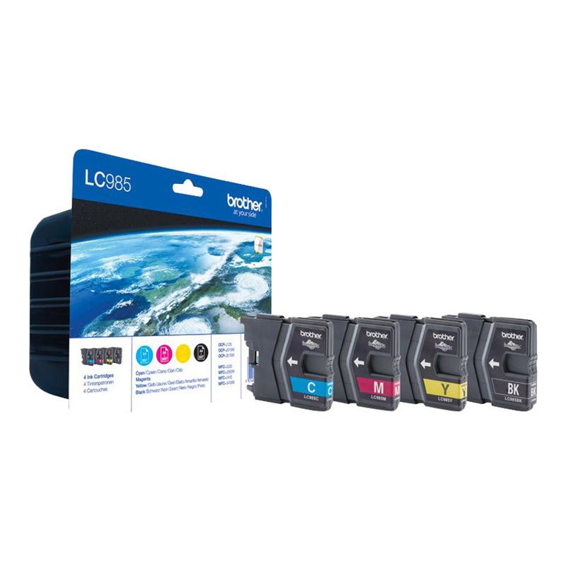 Brother Ink LC 985 Rainbow-Pack RainbowPack (LC985VALBPDR)