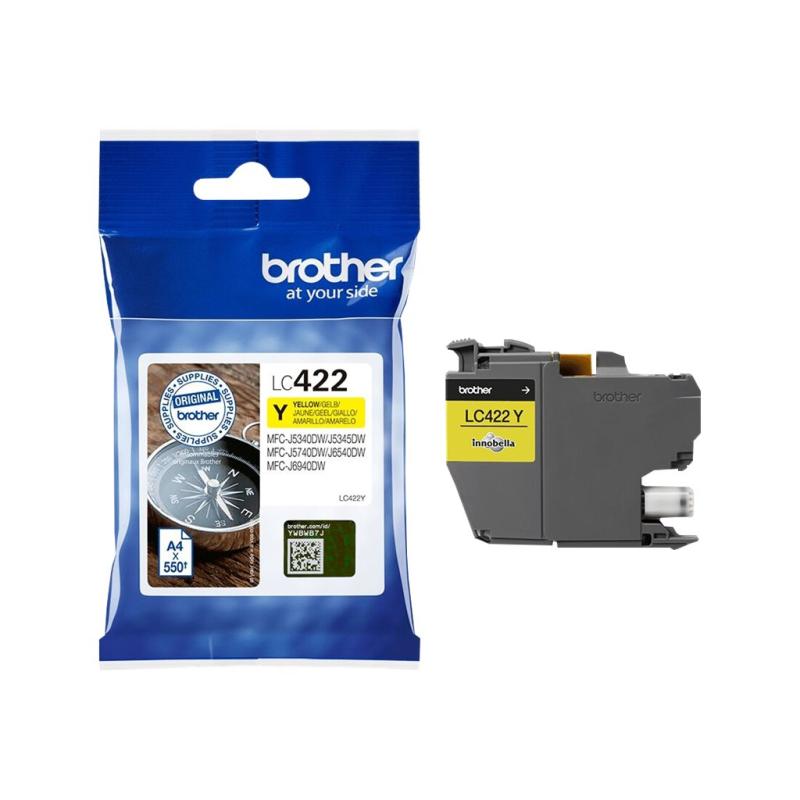 Brother Ink LC422 Yellow Gelb (LC422Y)