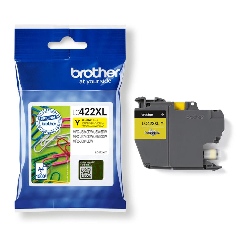 Brother Ink LC422XL Yellow Gelb (LC422XLY)