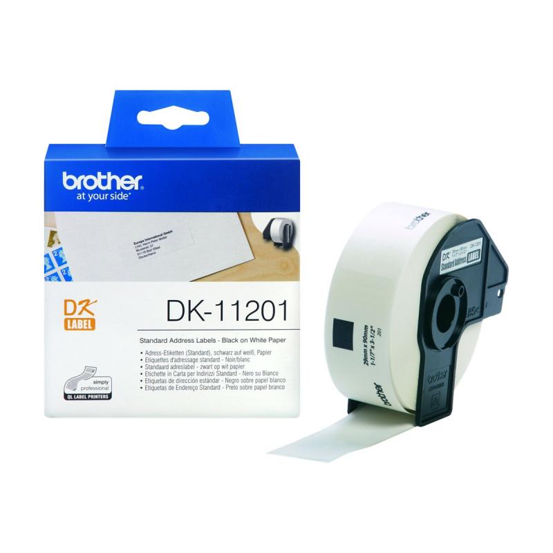 Brother P-touch Ptouch White DK11201 (DK-11201) (DK11201)