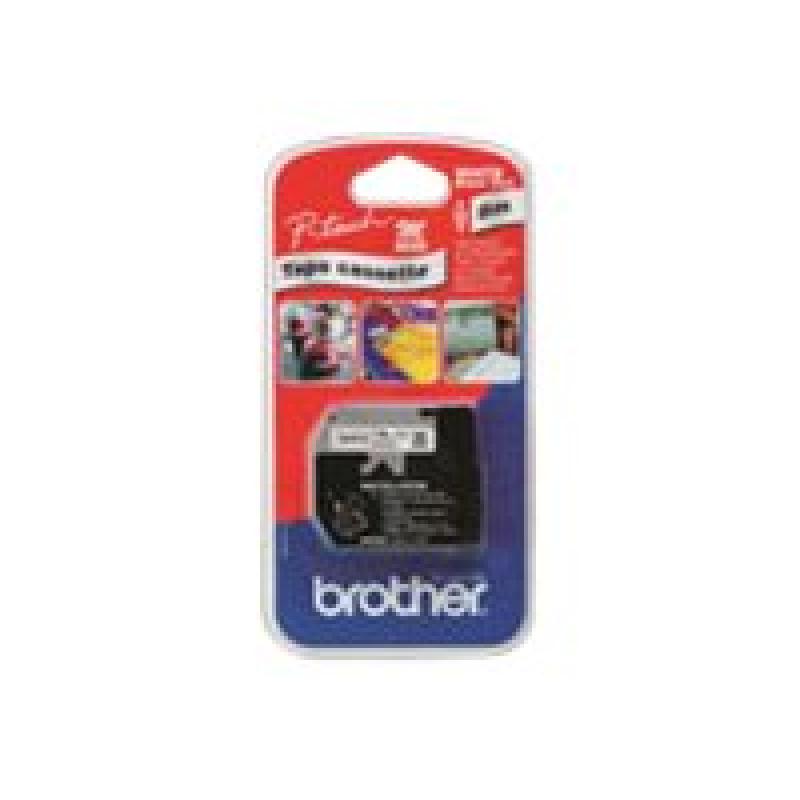 Brother Schriftbandkassette M-K231 MK231 White Black (MK231BZ)