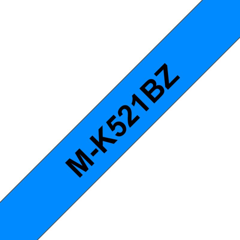 Brother Schriftbandkassette M-K521 MK521 Blue Black (MK521BZ)