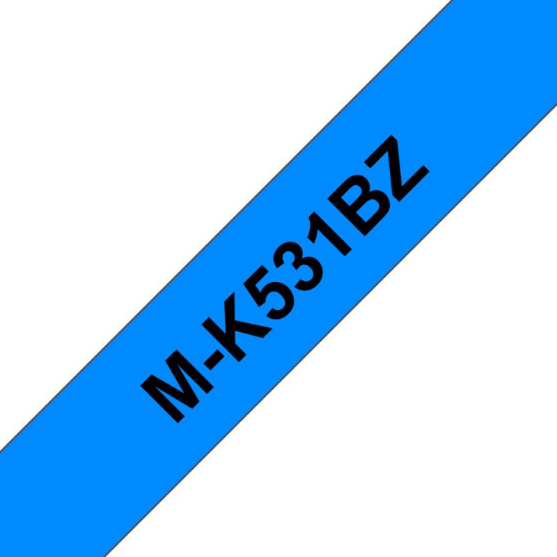 Brother Schriftbandkassette M-K531 MK531 Blue Black (MK531BZ)