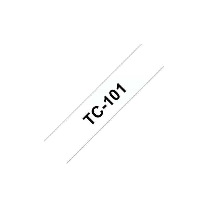 Brother TC-Schriftbandkassette TCSchriftbandkassette TC-101 TC101 Transparent Black (TC101)