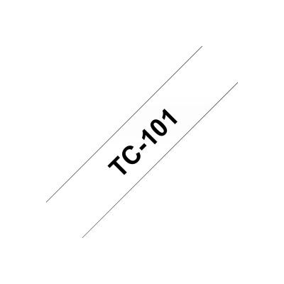 Brother TC-Schriftbandkassette TCSchriftbandkassette TC-101 TC101 Transparent Black (TC101)