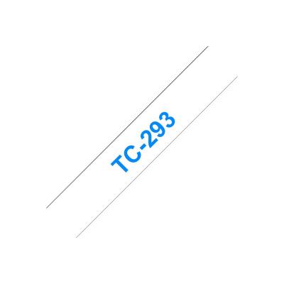 Brother TC-Schriftbandkassette TCSchriftbandkassette TC-293 TC293 White Blue (TC293)
