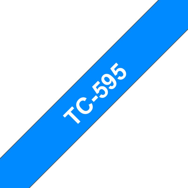 Brother TC-Schriftbandkassette TCSchriftbandkassette TC-595 TC595 Blue White (TC595)