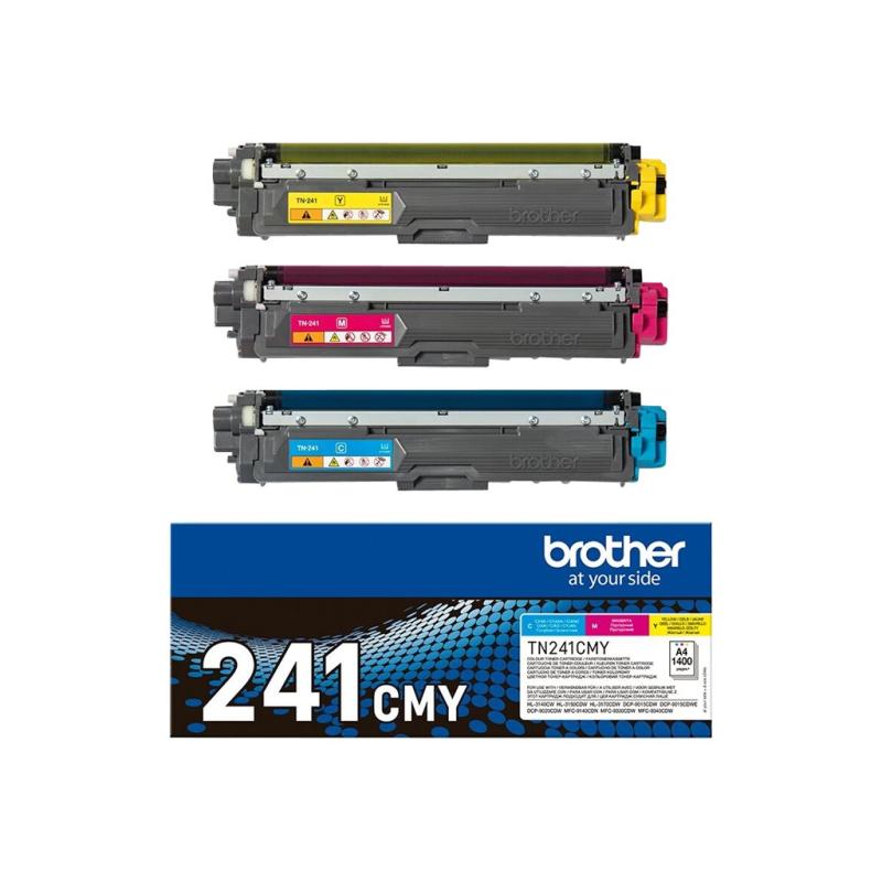 Brother (TN241CMY) TN-241 TN241 Value Pack