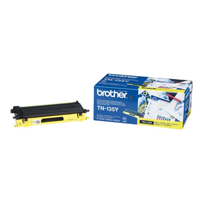 Brother Toner TN-135 TN135 Yellow Gelb 4k (TN135Y)