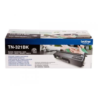 Brother Toner TN-321 TN321 Black Schwarz 2,5k (TN321BK)