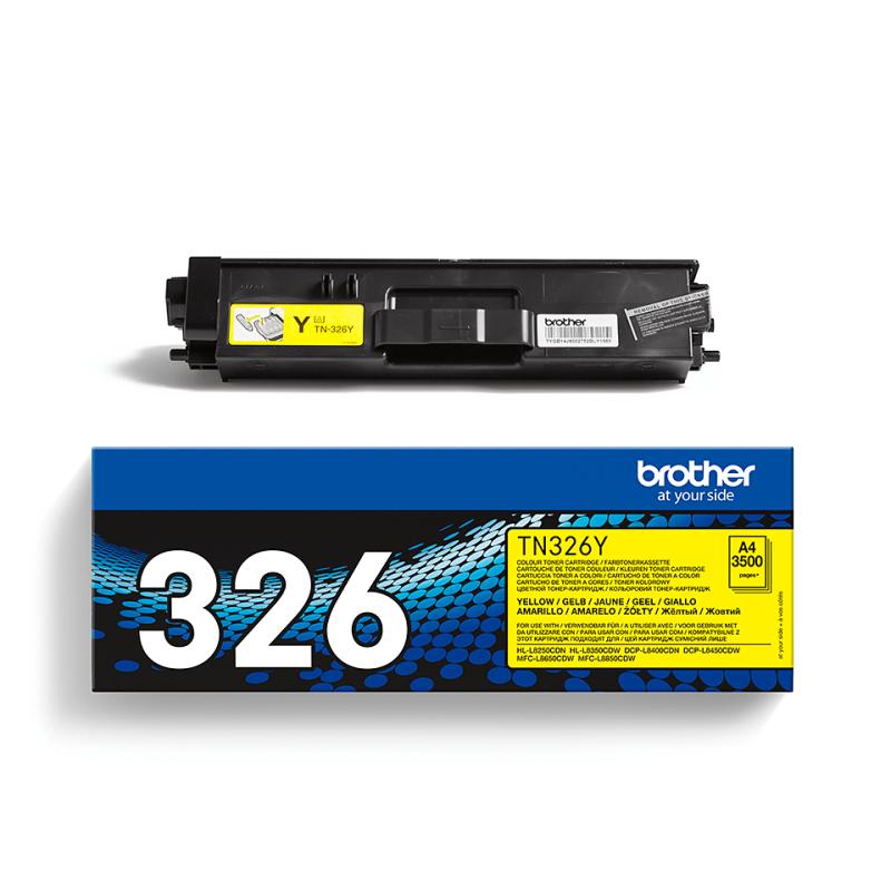 Brother Toner TN-326 TN326 Yellow Gelb 3,5k (TN326Y)