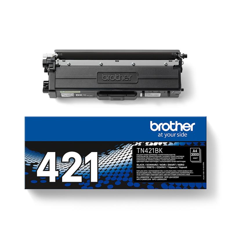 Brother Toner TN-421 TN421 Black Schwarz 3k (TN421BK)