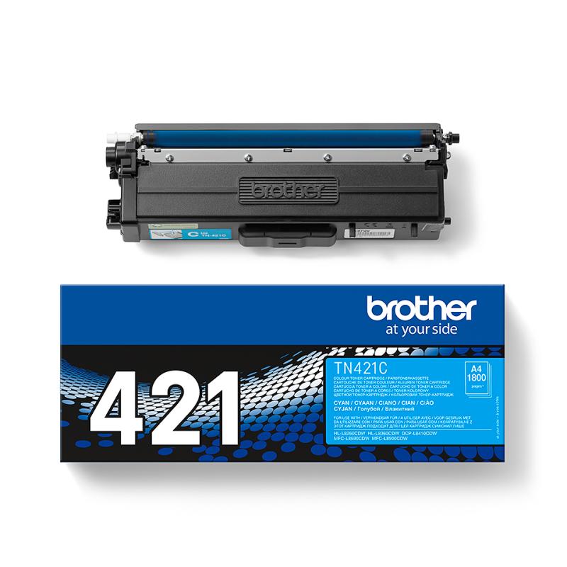 Brother Toner TN-421 TN421 Cyan 1,8k (TN421C)