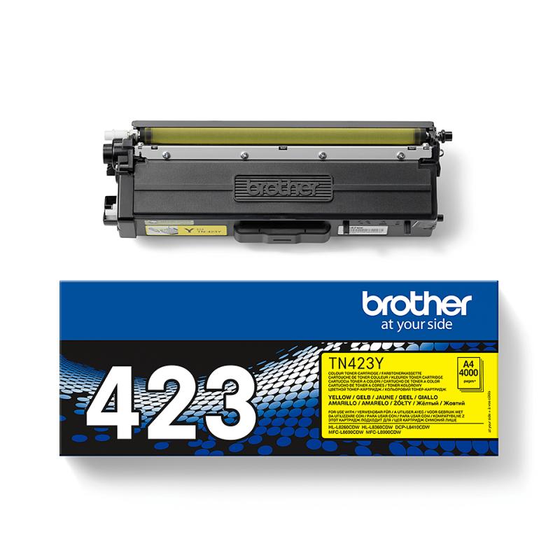 Brother Toner TN-423 TN423 Yellow Gelb 4k (TN423Y)