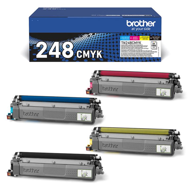 Brother Toner TN248CMYK Multi Pack (TN248VAL)