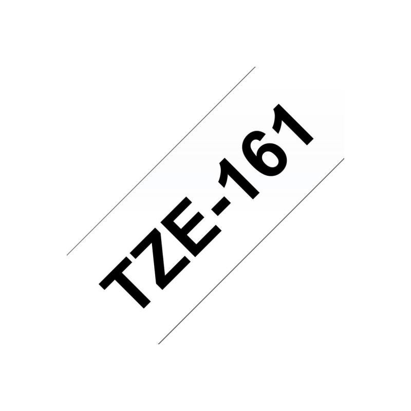 Brother TZE-Schriftbandkassette TZESchriftbandkassette TZe-161 TZe161 Transparent Black (TZE161)
