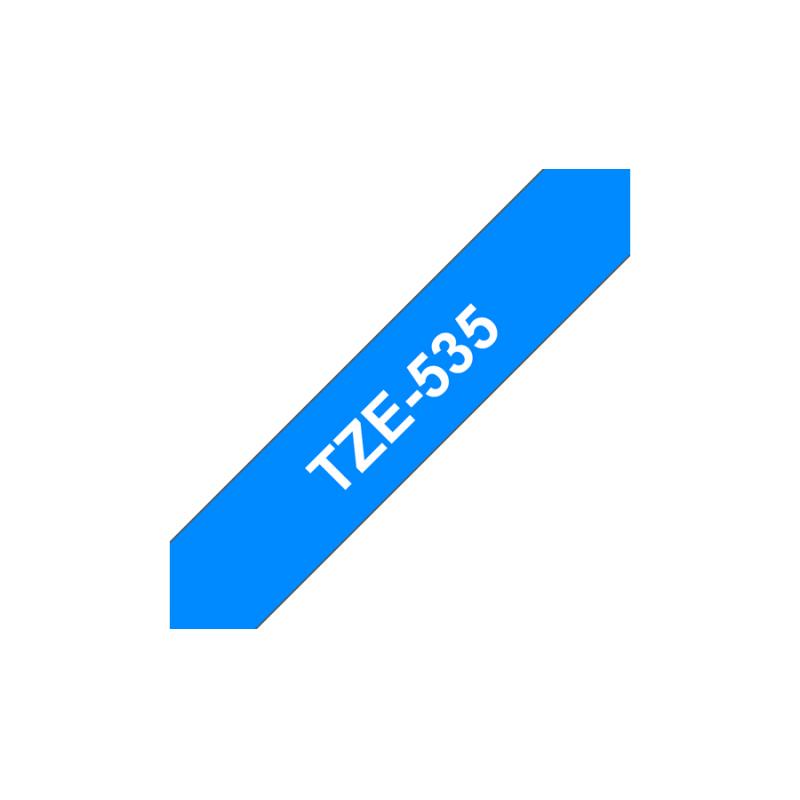 Brother TZE-Schriftbandkassette TZESchriftbandkassette TZe-535 TZe535 Blue White (TZE535)