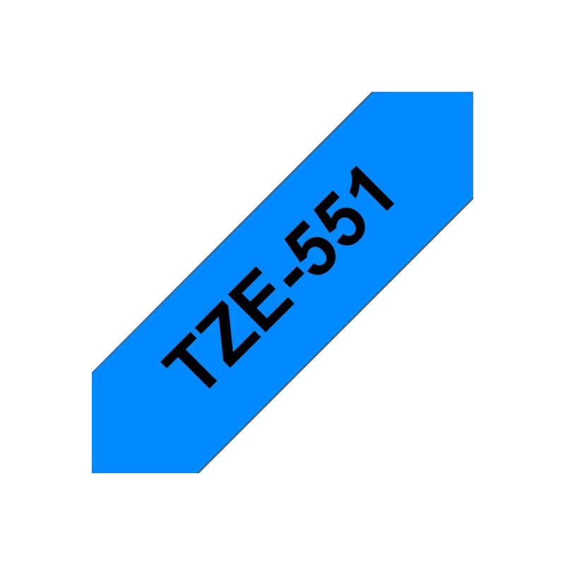 Brother TZE-Schriftbandkassette TZESchriftbandkassette TZe-551 TZe551 Blue Black (TZE551)