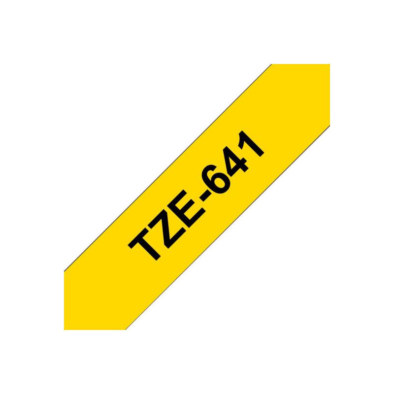 Brother TZE-Schriftbandkassette TZESchriftbandkassette TZe-641 TZe641 Yellow Black (TZE641)