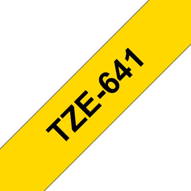 Brother TZE-Schriftbandkassette TZESchriftbandkassette TZe-641 TZe641 Yellow Black (TZE641)