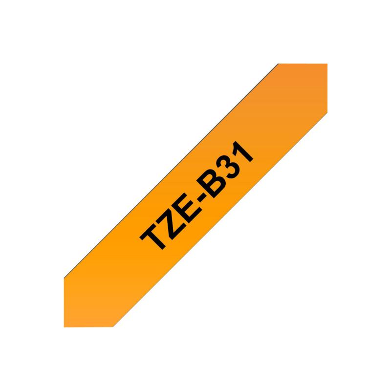 Brother TZE-Schriftbandkassette TZESchriftbandkassette TZe-B31 TZeB31 Signal-Orange Schwarz SignalOrange Schwarz (TZeB31)