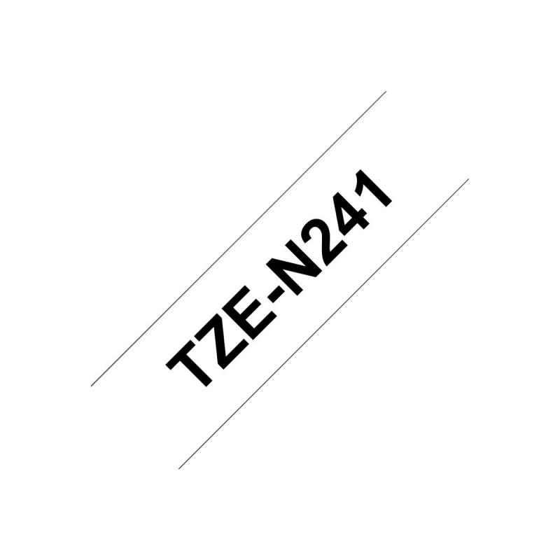 Brother TZE-Schriftbandkassette TZESchriftbandkassette TZe-N241 TZeN241 Weiß Schwarz (TZEN241)