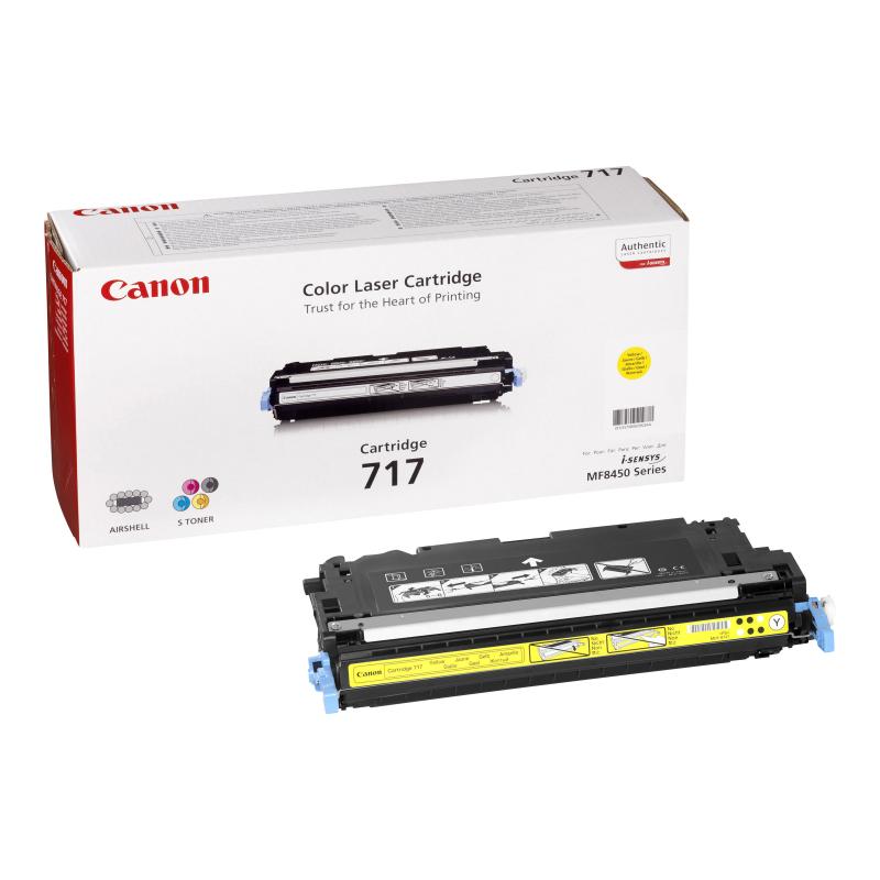 Canon 717 Yellow Gelb Gelb Original Tonerpatrone (2575B002)