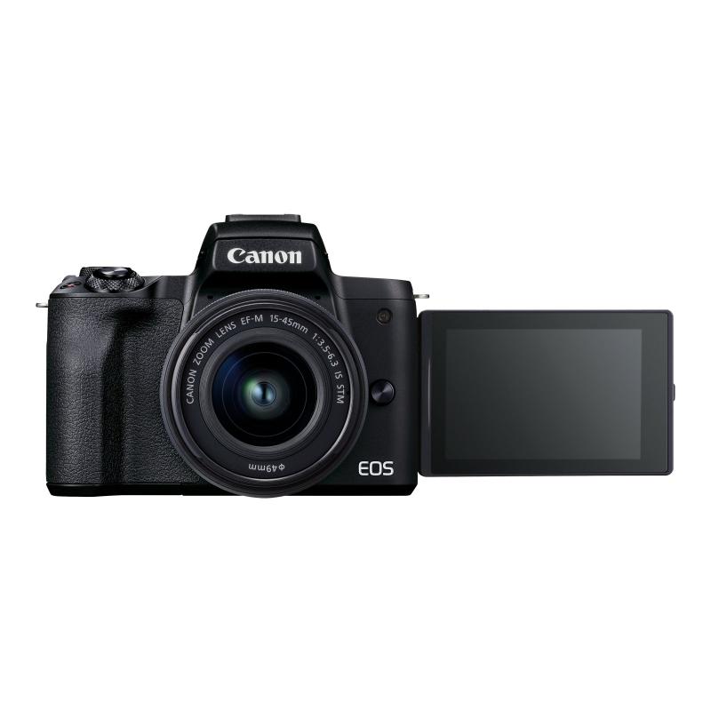 Canon Camera Kit EOS M50 Mark II with EF-M EFM 15-45mm 1545mm f 3 5-6 3 f 3 56 3 Canon5-6 Canon 5-6 IS STM (4728C007)
