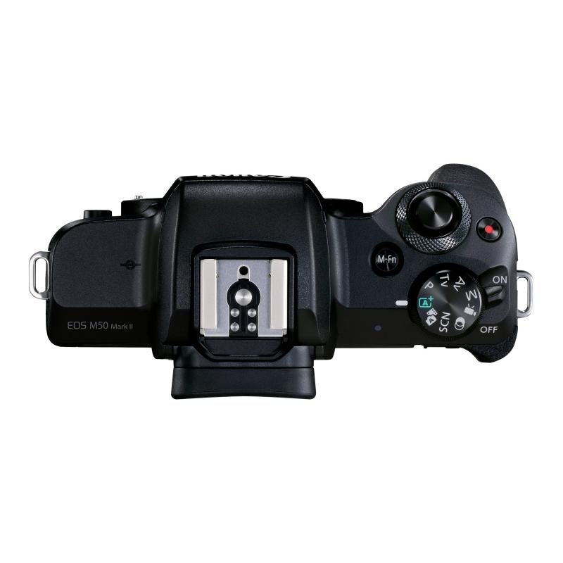 Canon Camera Kit EOS M50 Mark II with EF-M EFM 15-45mm 1545mm f 3 5-6 3 f 3 56 3 Canon5-6 Canon 5-6 IS STM (4728C007)