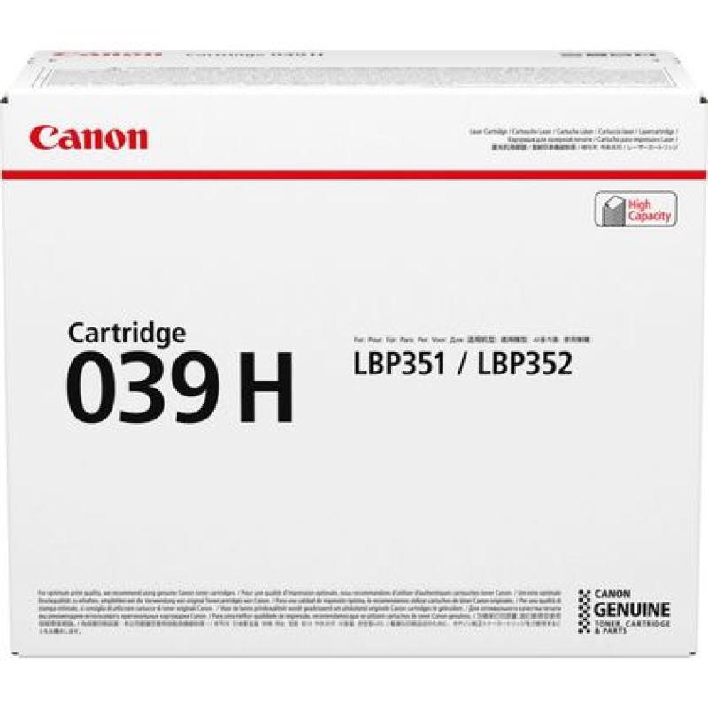 Canon Cartridge Contract CRG 039H Black Schwarz (0288C002) (0288C001)