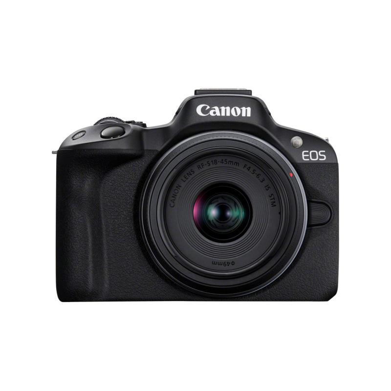 Canon EOS R50, Schwarz + RF-S RFS 18-45mm 1845mm (5811C013)