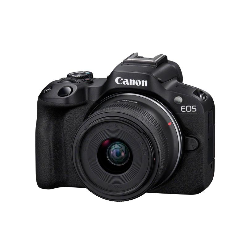 Canon EOS R50, Schwarz + RF-S RFS 18-45mm 1845mm (5811C013)