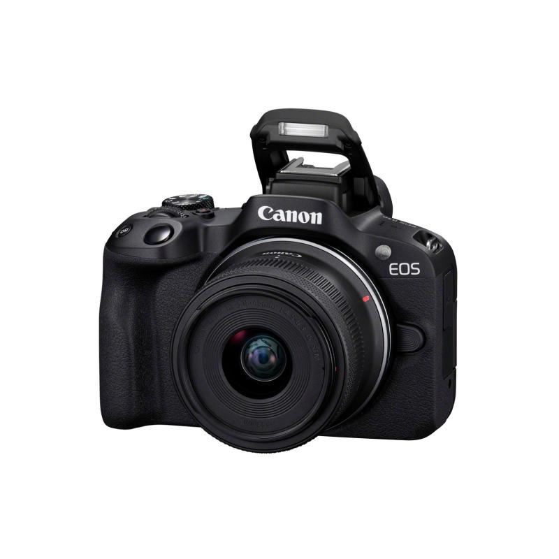 Canon EOS R50, Schwarz + RF-S RFS 18-45mm 1845mm (5811C013)