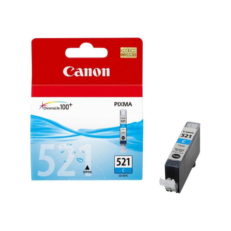 Canon Ink CLI-521 CLI521 Black Schwarz (2933B001)