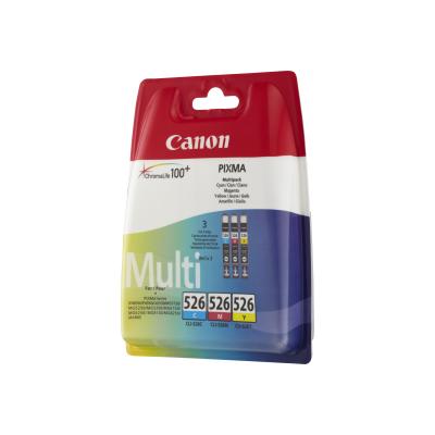 Canon Ink CLI-526 CLI526 Multipack C M Y (4541B009)
